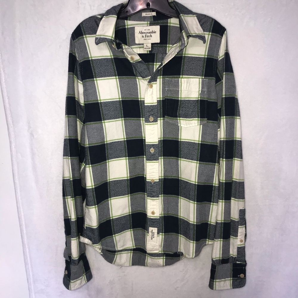 Blue and Green Flannel